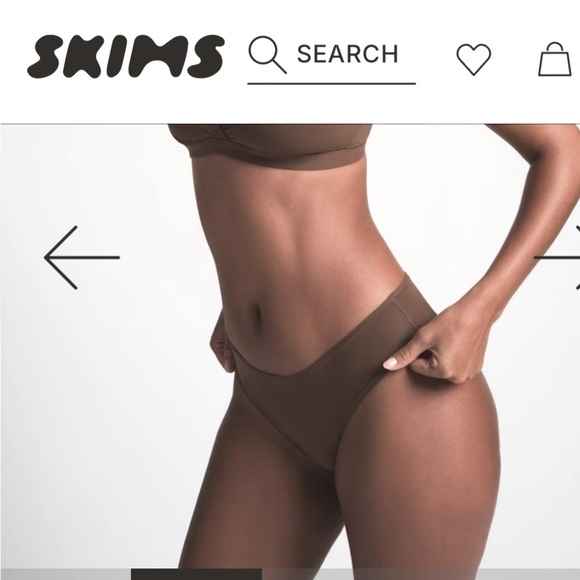 SKIMS Cheeky Brief ( Color COCOA )Size M - Picture 4 of 9